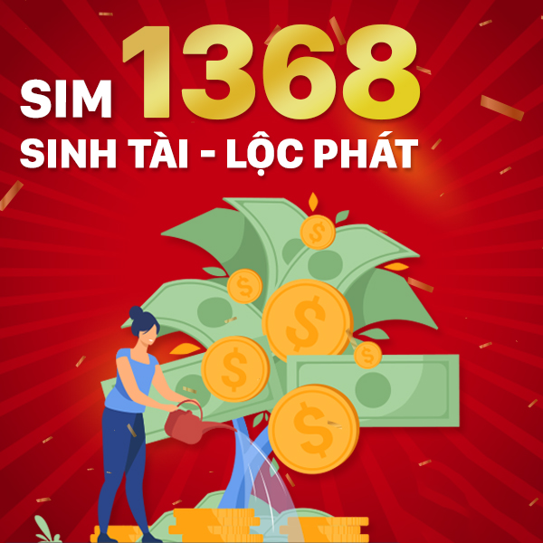 sim đuôi 1368 giá rẻ