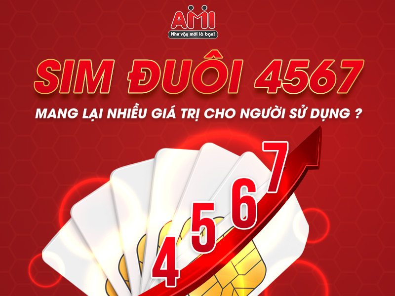 sim đuôi 4567