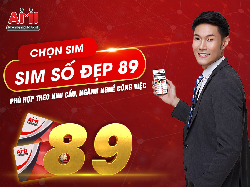 sim số đẹp đuôi 8989 