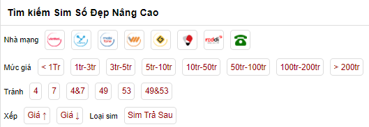 giá của sim số đẹp