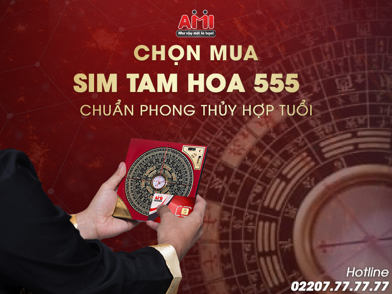 mua sim tam hoa 555 vietnamobile chuẩn phong thuỷ