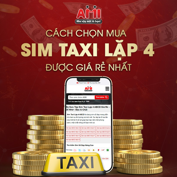 sim taxi lặp 4 giá rẻ