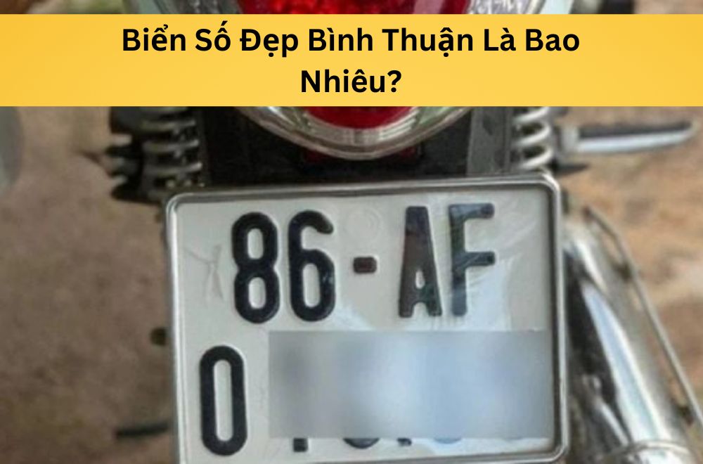 Biển Số Đẹp Bình Thuận Là Bao Nhiêu? Có Thay Đổi Gì Sau Sáp Nhập Không?