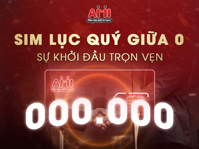 Sim lục quý giữa 0
