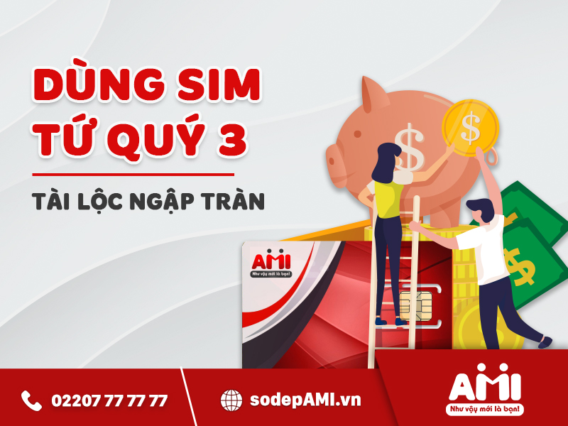 Sim tứ quý 3 - Đa lộc đa tài đa phú quý