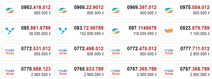 sim tiến giá rẻ
