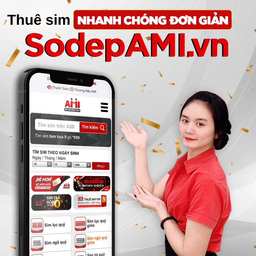 Thuê sim số đẹp tại AMI
