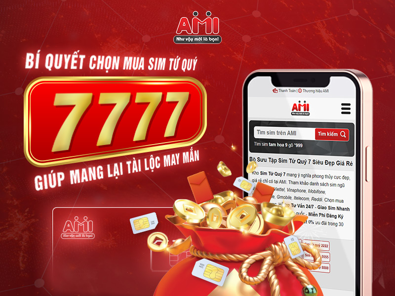 sim tứ quý 7777